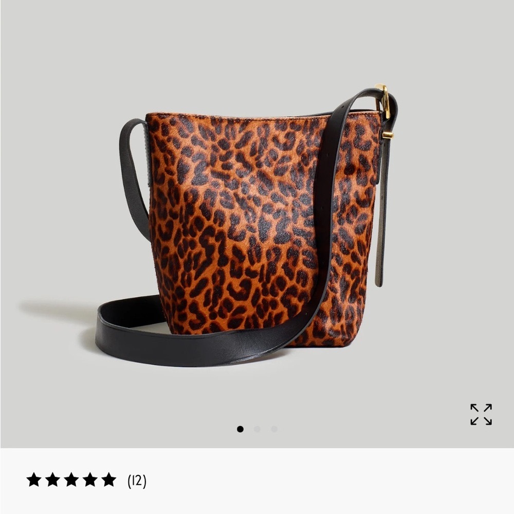 Madewell The Essential Mini Bucket Tote in Calf Hair